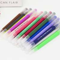 Water color based 12 colors double ended brush pen