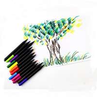 Watercolor Brush Marker Pens Water Based Markers In Water Soluble Marker Pen With Water Color Brush Tip